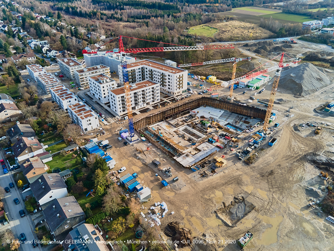 21.11.2020 - Piederstrorfer Gelände und Alexisquartier in Neuperlach in München 21.11.2020 - Piederstrorfer Gelände und Alexisquartier in Neuperlach in München